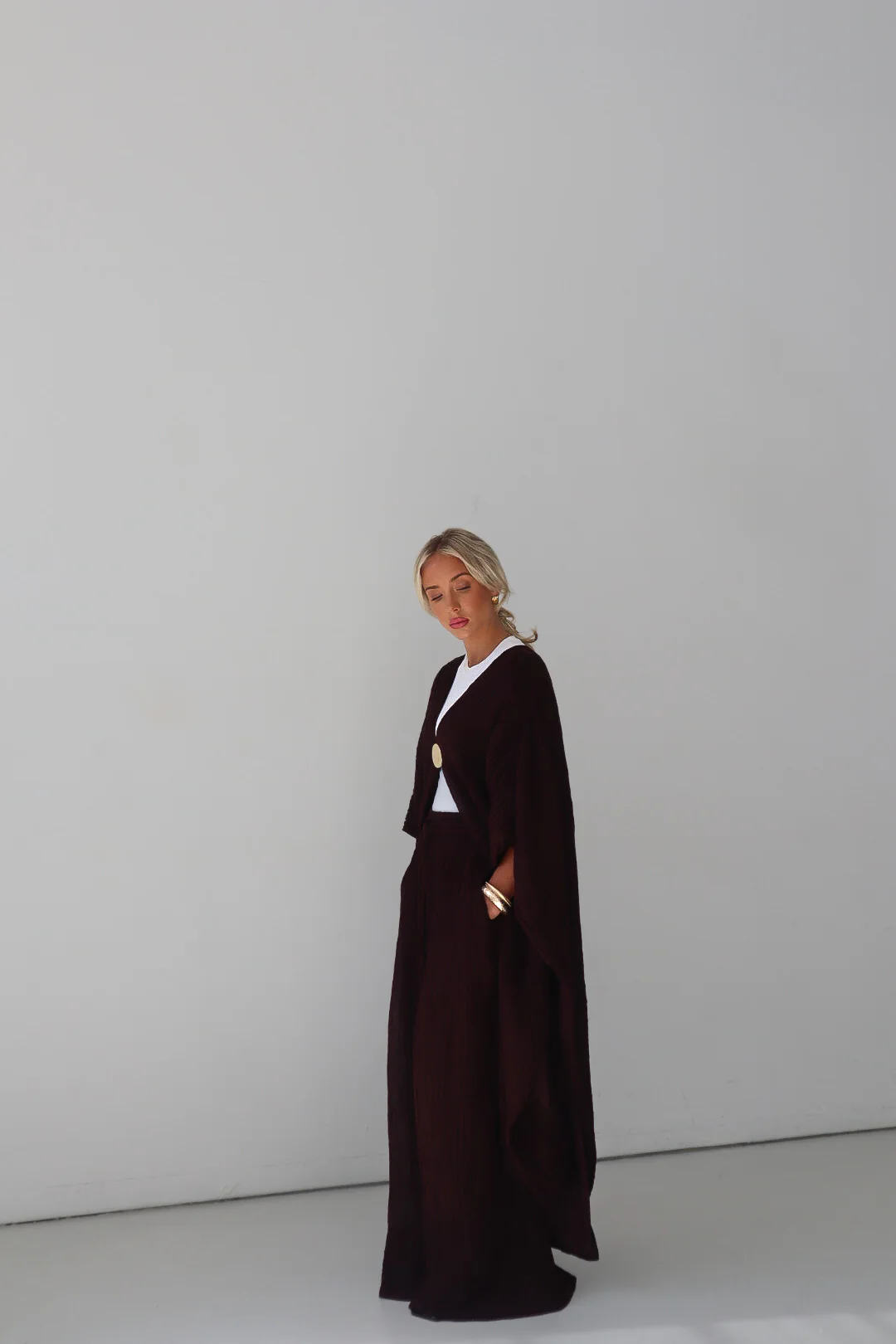 ILAYDA CAPE - MAHOGANY - Image 8